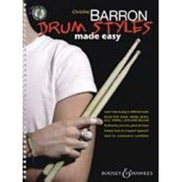 Thumbnail for Hal Leonard Christine Barron Drum Styles Made Easy book Hal Leonard 