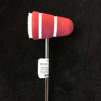 Thumbnail for Low Boy Felt Daddy Bass Drum Beater, Red w/ White Stripes (109-030303-1414-01) beater Low Boy 