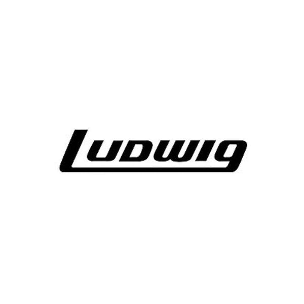 Ludwig 2" x 5.5" Decal, Black (P4062B) DECAL Ludwig 