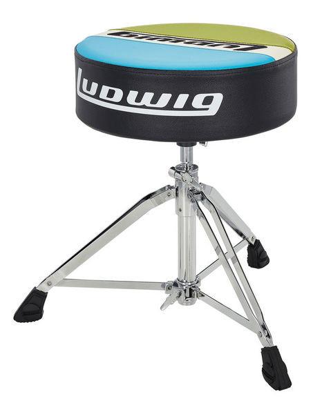 Ludwig Atlas Classic Throne Blue Olive hardware Ludwig 