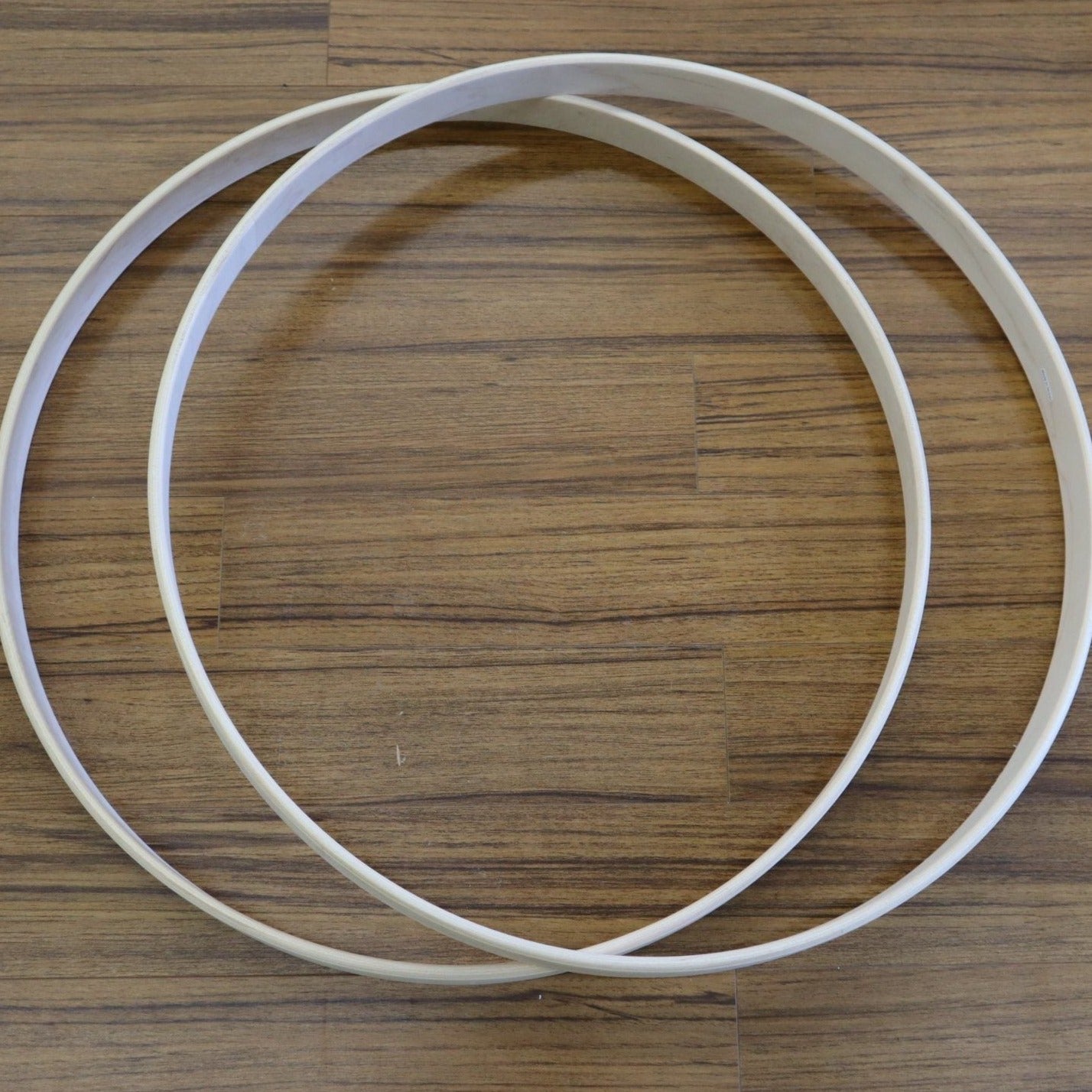 Maple Bass Drum Hoops Unfinished 18" - New drum kit worldmax 