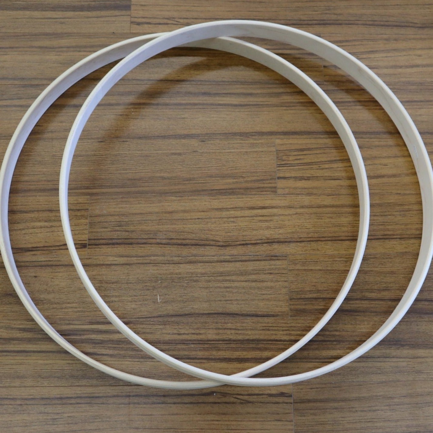 Maple Bass Drum Hoops Unfinished 22" - New drum kit worldmax 