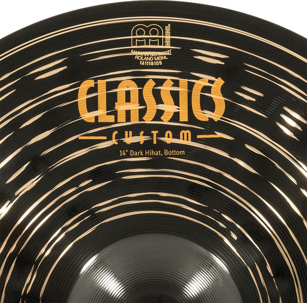 Meinl Classics Custom Dark 14" Hi-Hats (CC14DAH) hihats Meinl 
