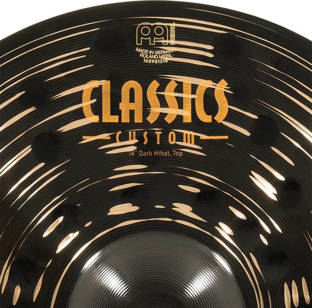 Meinl Classics Custom Dark 14" Hi-Hats (CC14DAH) hihats Meinl 