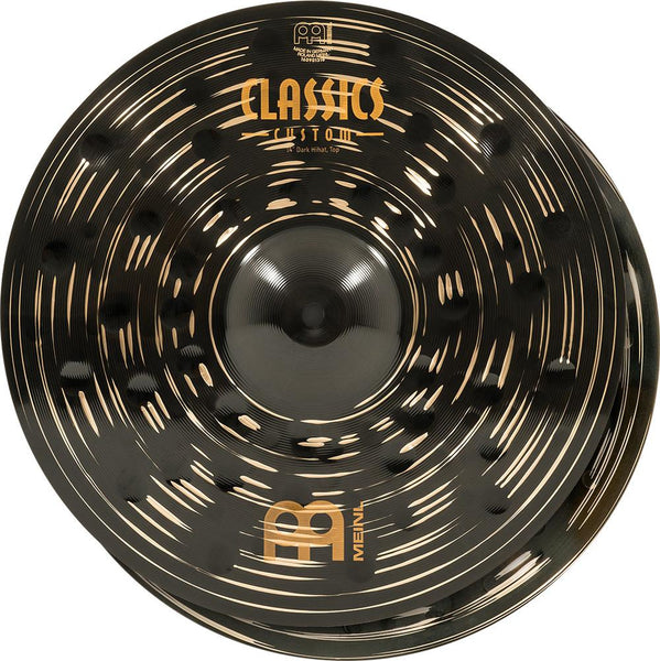 Meinl Classics Custom Dark 14" Hi-Hats (CC14DAH) hihats Meinl 