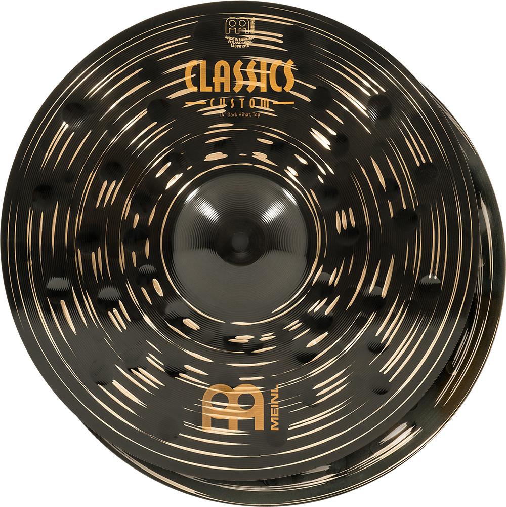 Meinl Classics Custom Dark 14" Hi-Hats (CC14DAH) hihats Meinl 