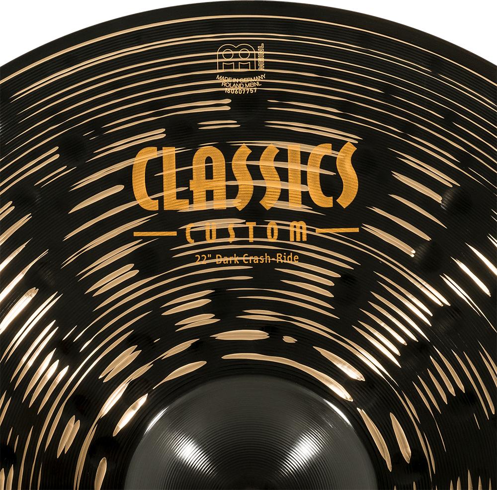 Meinl Classics Custom Dark Crash Ride, 22" Cymbals Meinl 