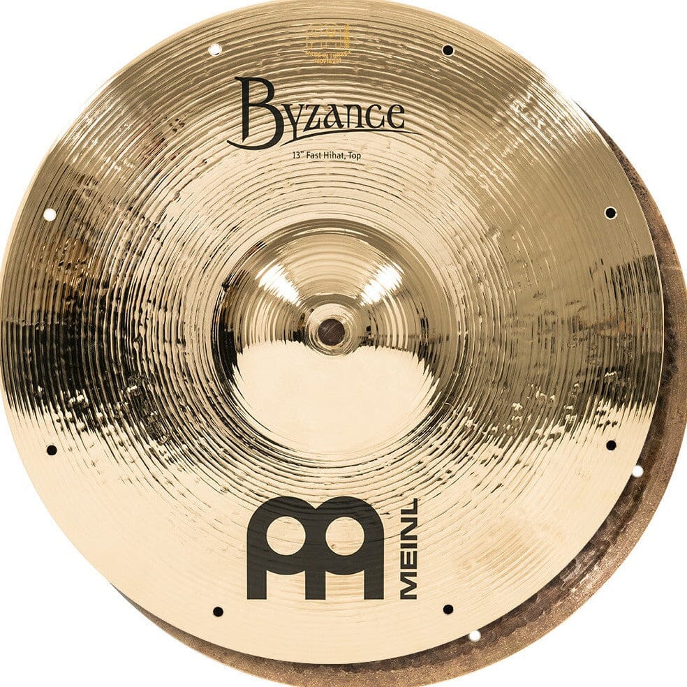 MEINL Cymbals 13" Byzance Brilliant Fast Hi-Hats (B13FH) Hi-Hats Meinl 