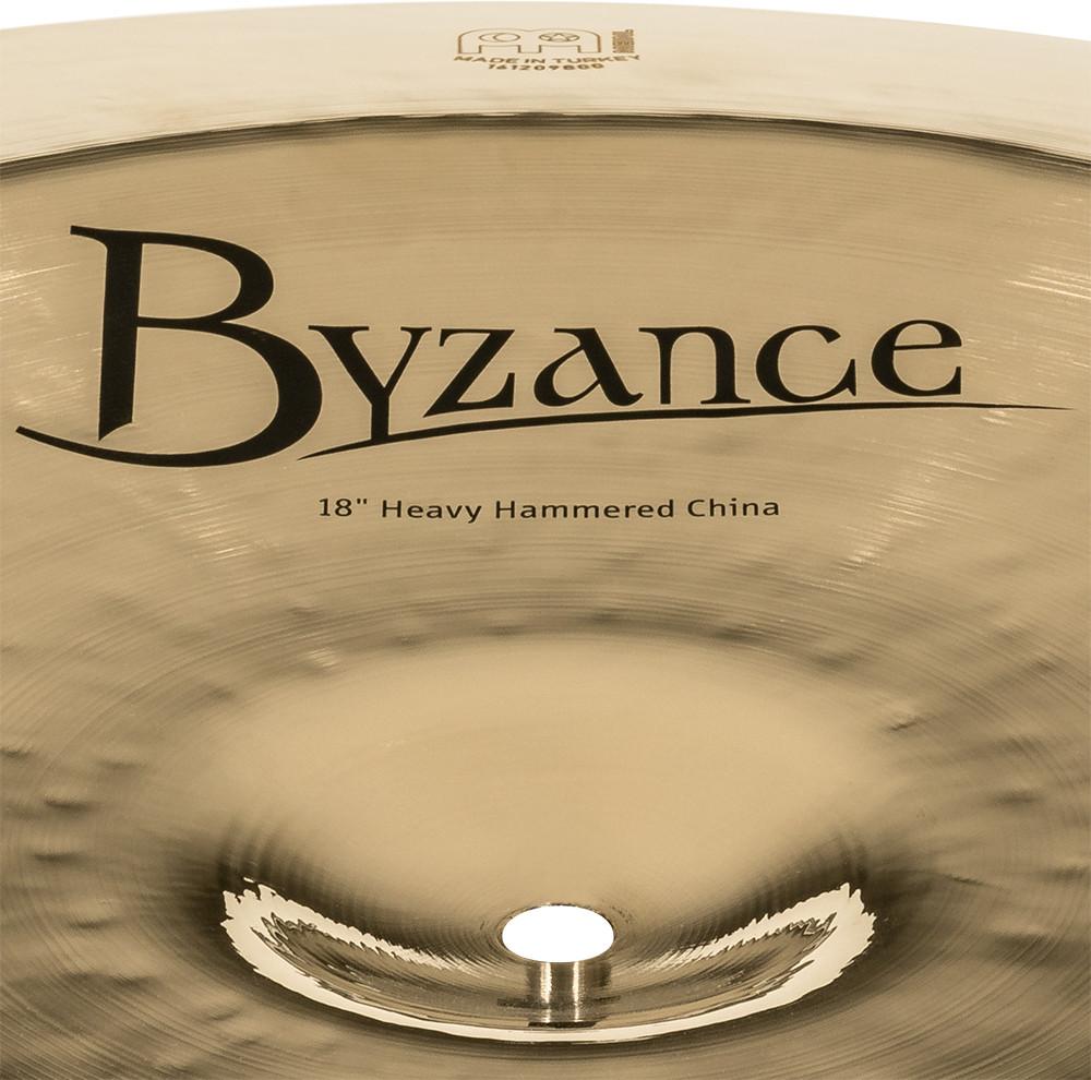 MEINL Cymbals Byzance Brilliant Heavy Hammered China - 18" (B18HHCH-B) Cymbals Meinl 