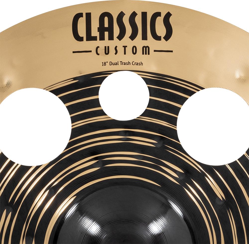 MEINL Cymbals Classics Custom Dual Trash Crash 18" (CC18DUTRC) Cymbals Meinl 
