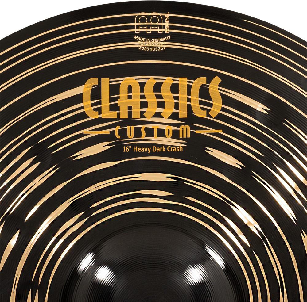 MEINL Cymbals Classics Custom Heavy Dark Crash - 16" (CC16HDAC) Cymbals Meinl 