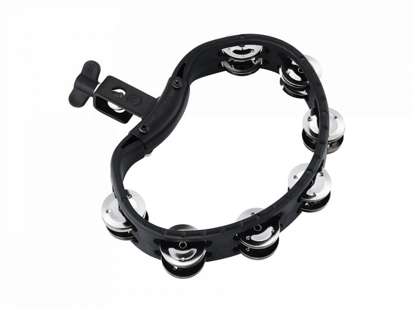 MEINL Percussion Headliner Series Mountable ABS Tambourine 2 rows, Black (HTMT2BK) Tambourines Meinl 