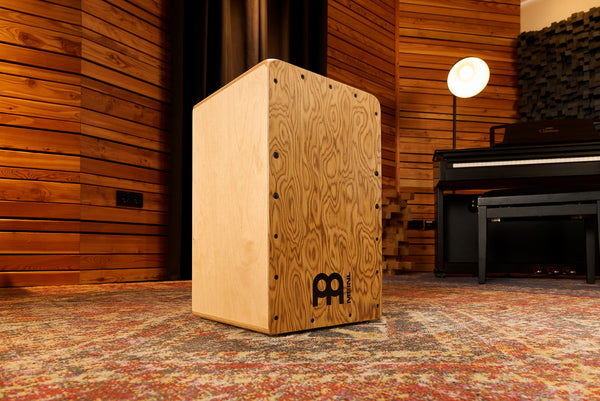 MEINL Percussion Woodcraft Professional Cajon, Maka-Burl (WCP100MB) cajon Meinl 