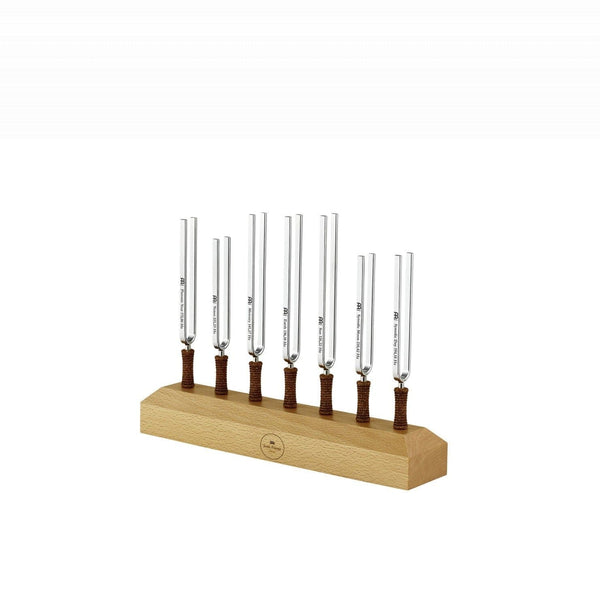 MEINL Sonic Energy Planetary Tuned Tuning Forks, Chakra Set w/ 7 Tuning Forks and Stand (TF-SET-CHA-7) tuning forks Meinl 