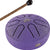 MEINL Sonic Energy Pocket Steel Tongue Drum, A Major, 6 Notes, Purple, Lotus Flower (PSTD1PLF) percussion Meinl 