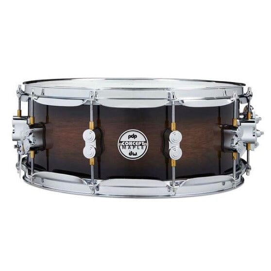 PDP Concept Exotic 5.5x14 Snare, Walnut to Charcoal Burst (PDCMX5514SSWC) Snare Drum PDP 