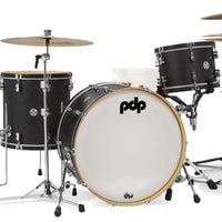 Thumbnail for PDP Concept Maple Classic 3 piece Shell Pack, Ebony Stain (PDCC2413EE) drum kit PDP 