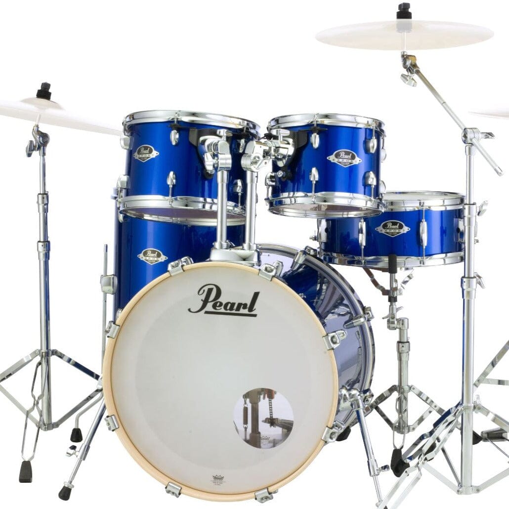 Pearl 5 Piece Drum Shell Pack, High Voltage Blue (EXX725FPC717) Drum Set Pearl 