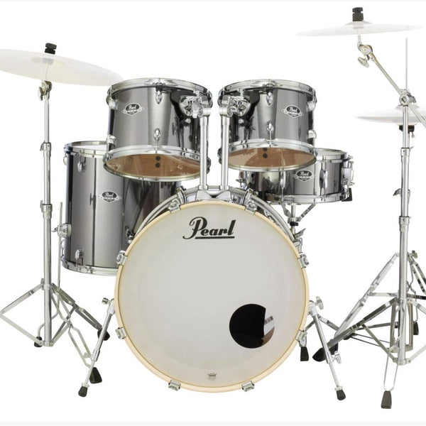 Pearl 5-Piece Drum Shell Pack, Smokey Chrome (EXX725FPC21) Drum Set Pearl 