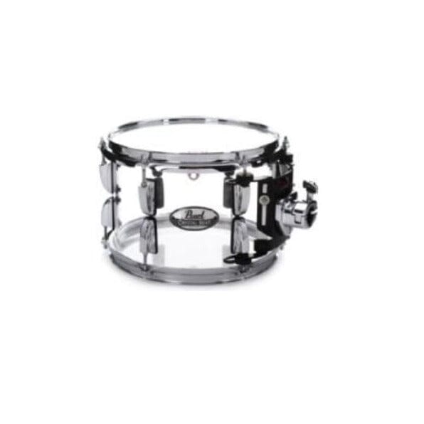 Pearl Crystal Beat Acrylic Tom Tom 10" x 7", Ultra Clear (CRB1007TC730) drum kit Pearl 