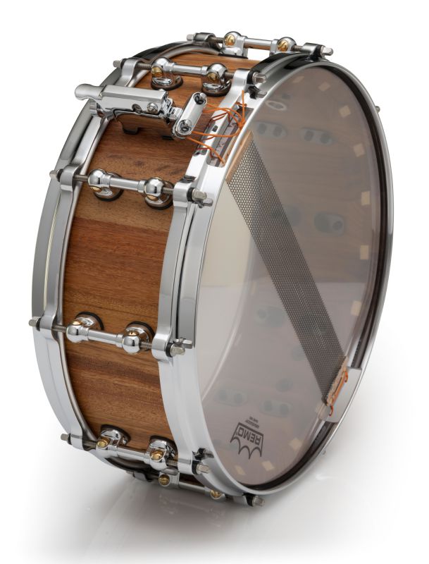 Pearl StaveCraft 14" x 5'' Makha Snare Drum, Hand-Rubbed Natural (SCD1450MK) Snare Drums Pearl 
