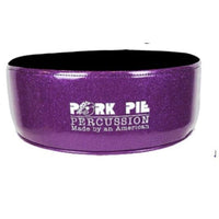 Thumbnail for Pork Pie Drum Throne, Black Crush Velvet Top / Purple Sparkle Side thrones Pork Pie 