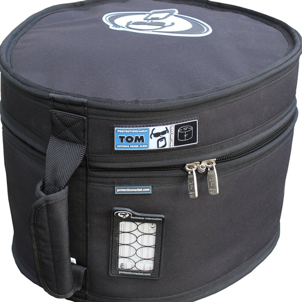 Protection Racket 9 x 13 Egg-shaped Tom Case (5013-10) Cymbal & Drum Cases Protection Racket 
