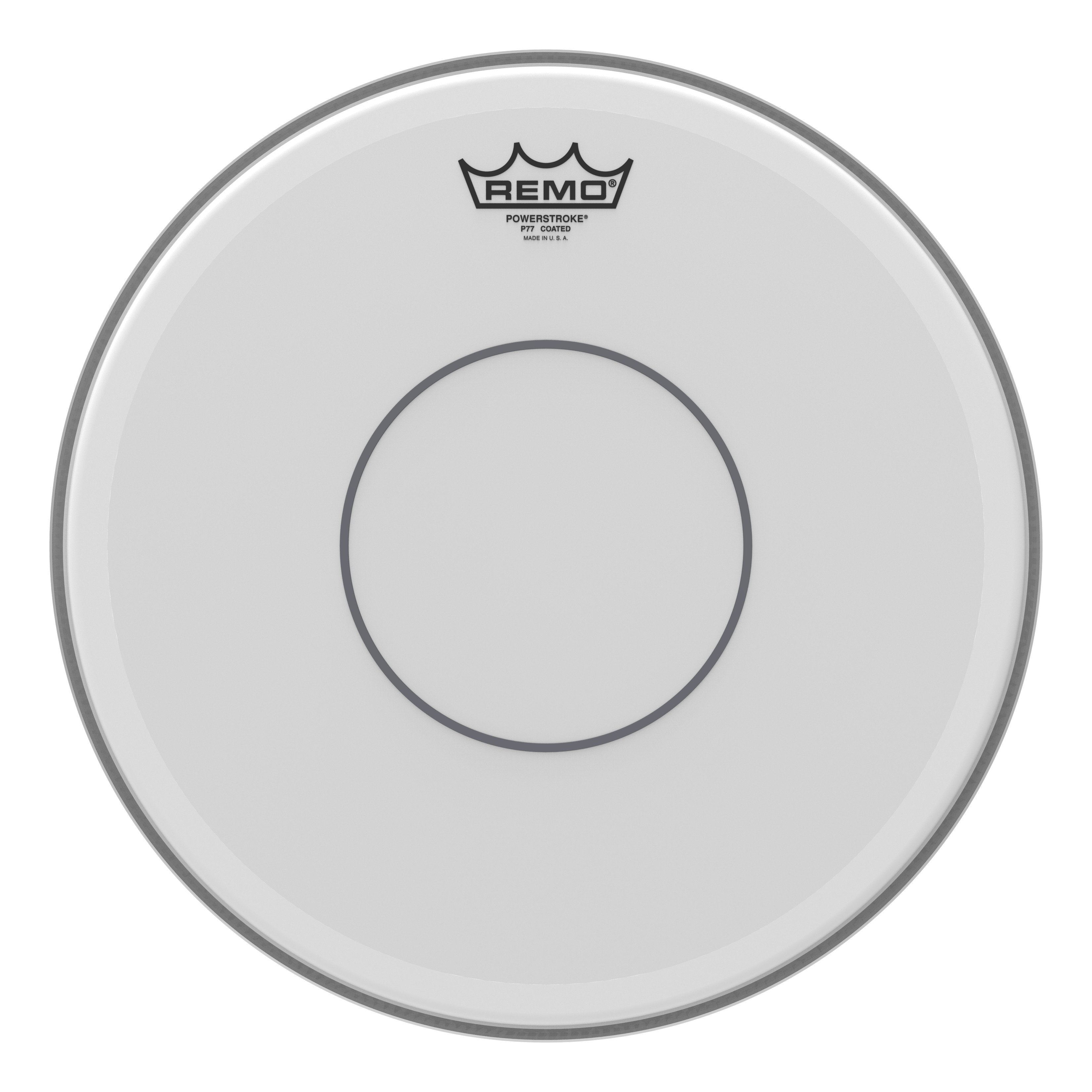 Remo 14" Powerstroke 77 Coated Clear Dot Snare Drum Head (P7-0114-C2) Drum Heads Remo 