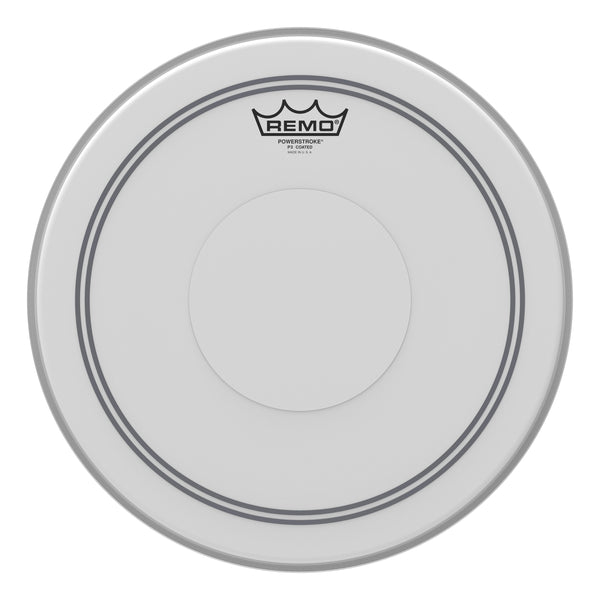 Remo 14" Powerstroke P3 Coated Drum Head With Clear Dot (P3-0114-C2) Drum Heads Remo 
