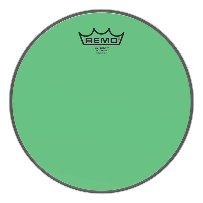 Remo 18" Colortone Emperor Drum Head, Green (BE-0318-CT-GN) Drum Heads Remo 