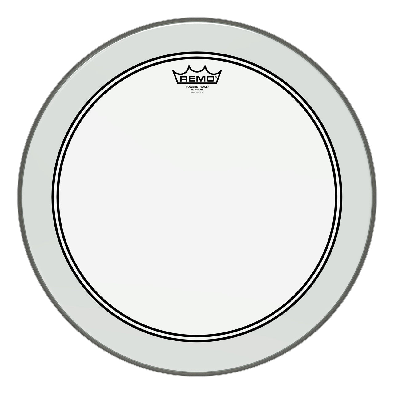Remo 18" Powerstroke 3 Clear Drum Head (P3-0318-BP) Drum Heads Remo 