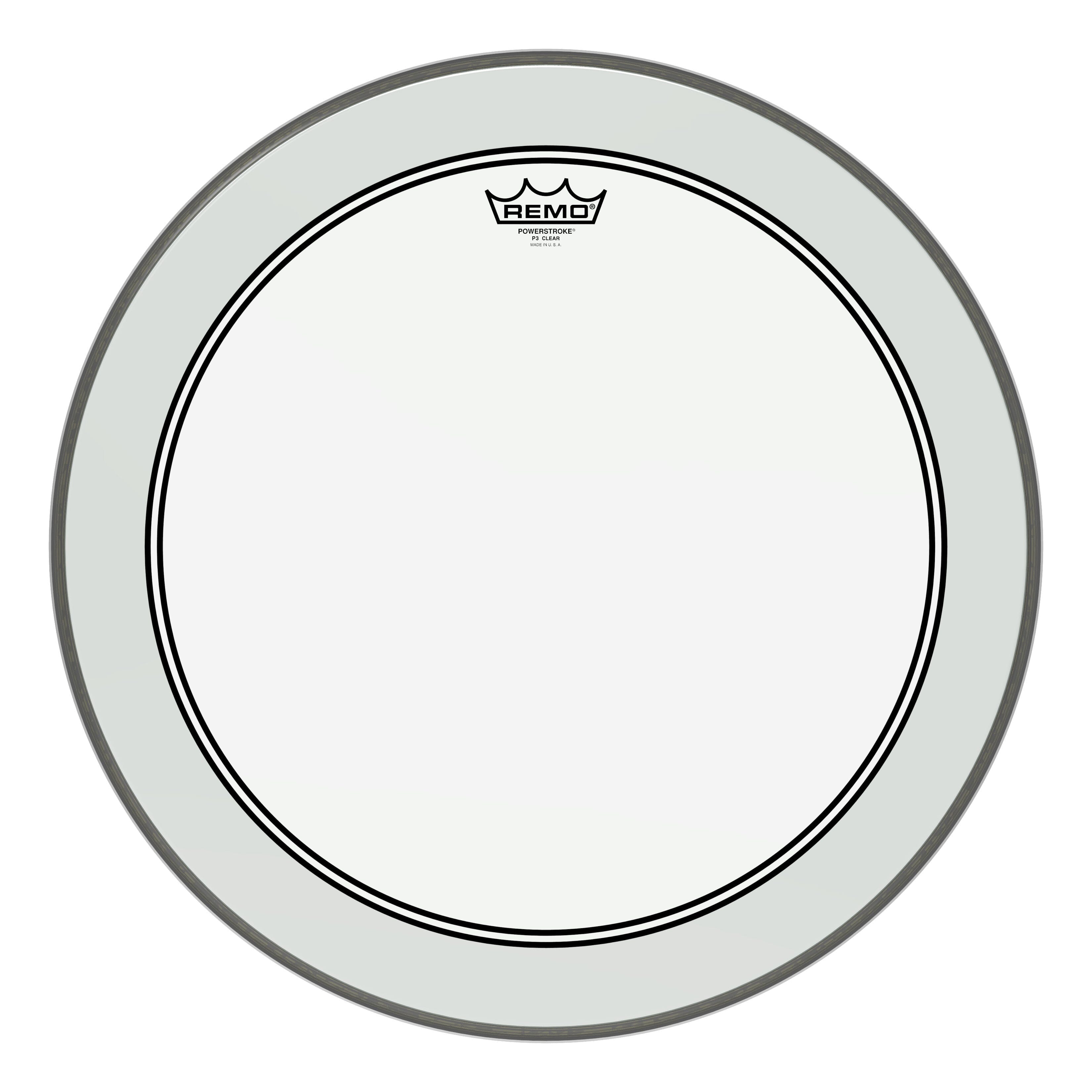 REMO 20" Powerstroke 3 Ambassador Clear Bass Drum Head (P3-1320-C2) drum kits Remo 
