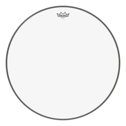 Remo 22" Ambassador Clear Bass Drum Head Drum Heads Remo 