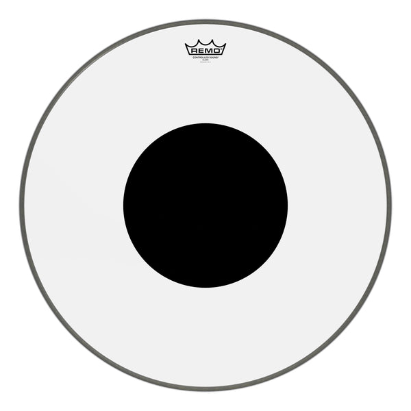Remo 22" Controlled Sound Clear Bass Drum Head w/ Black Dot (CS-1322-10) Drum Heads Remo 