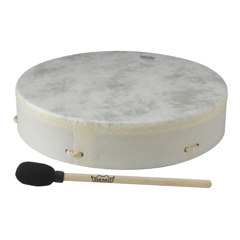 Remo 3.5 X 16" Buffalo Drum With Mallet (E1-0316-00) Hand Drums Remo 