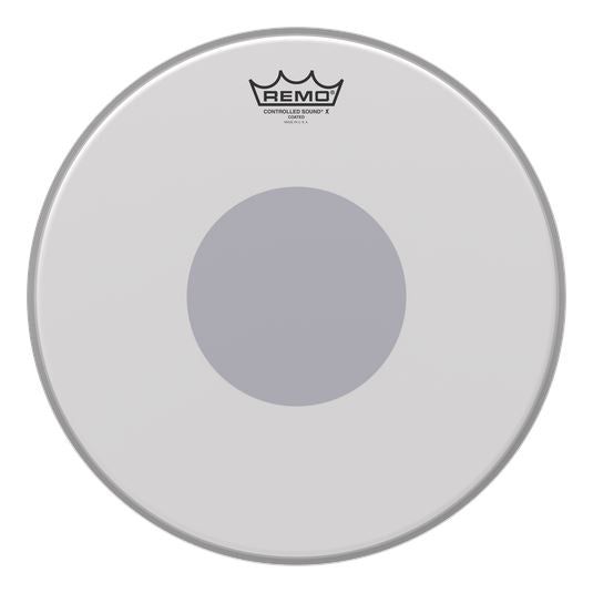 Remo Controlled Sound X 14" Coated Black Dot Snare Drum Head (CX-0114-10) Drum Heads Remo 