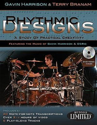 Thumbnail for Rhythmic Designs: A study of practical creativity, Book by Gavin Harrison and Terry Branam book Hudson 