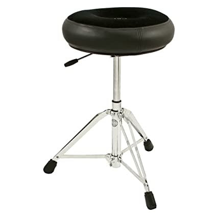 Roc N Soc Nitro Drum Throne, Round Top, Black (NR R-K) thrones Roc N Soc 