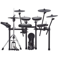 Thumbnail for Roland 5pc Electronic V-Drums Series 2 Kit w/ 2 Crashes, Ride, Hi-Hat w/Stand (TD-17KVX2S-COM) Roland 