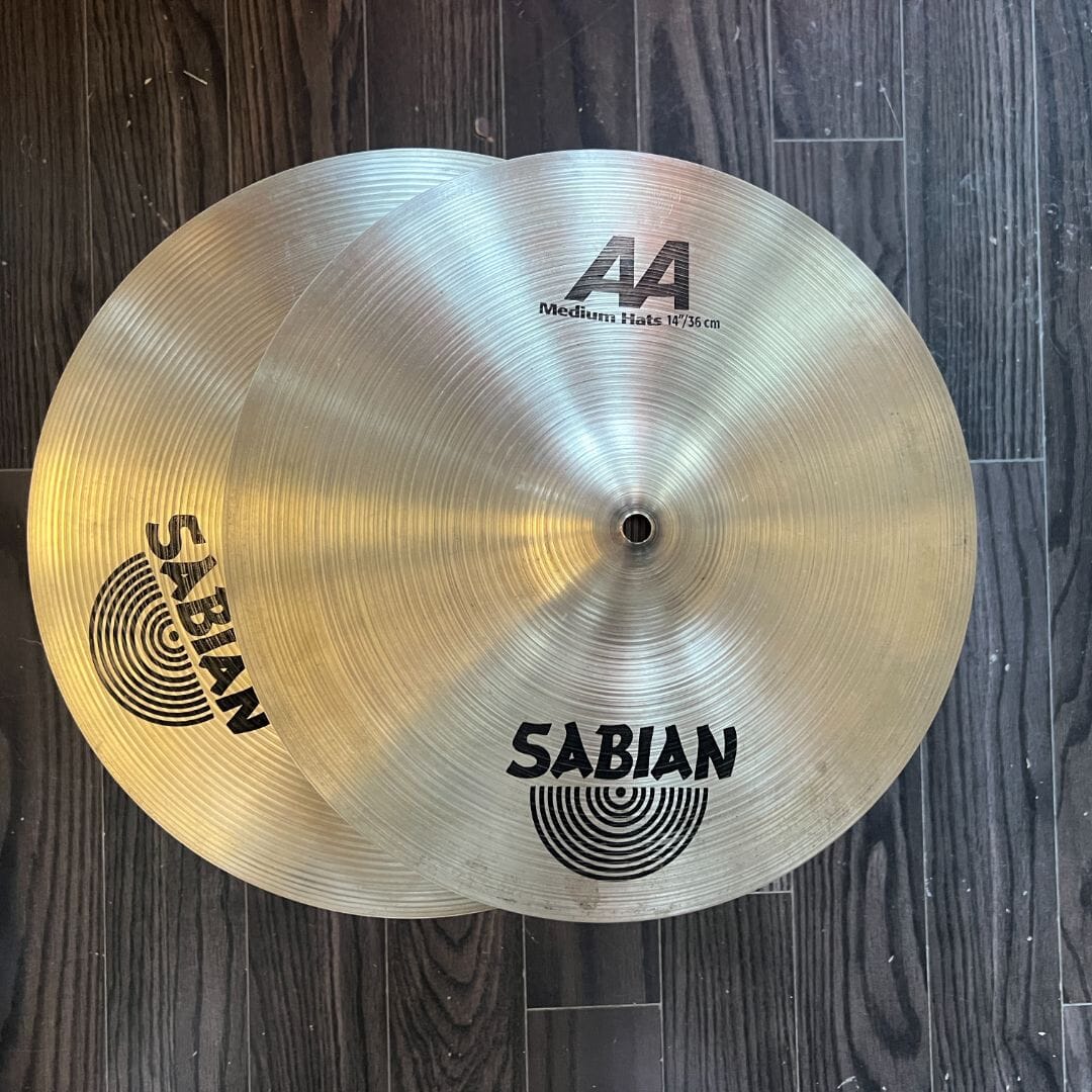 Sabian AA Medium Hi Hats 14" drum kit Sabian 