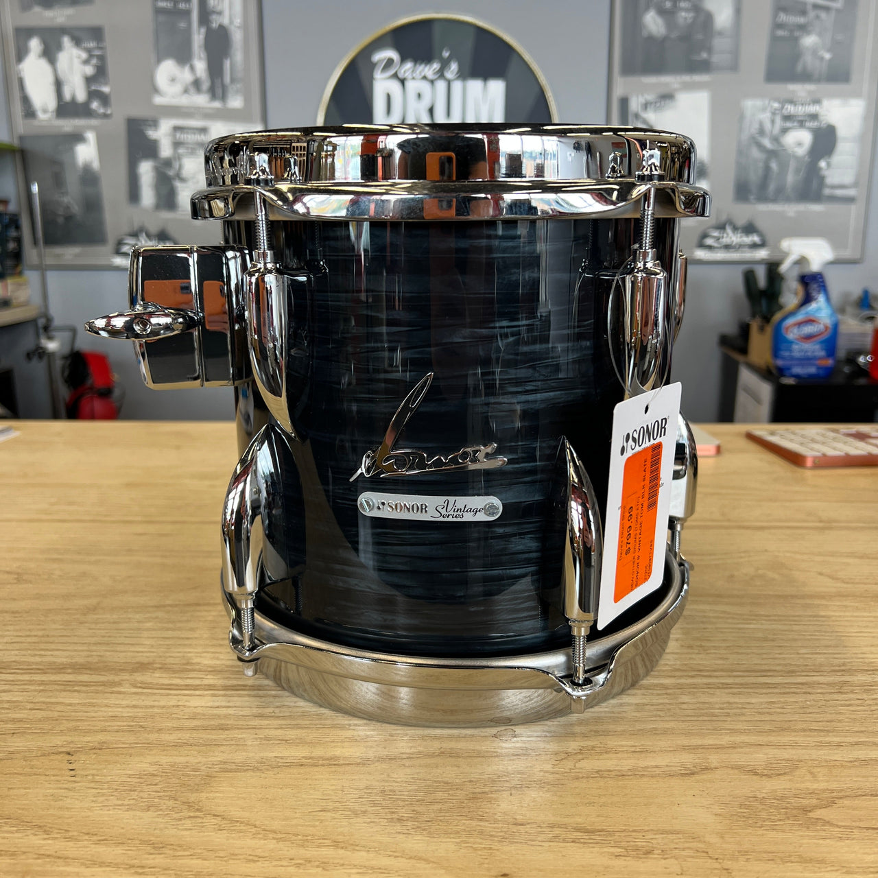Sonor Vintage Series 8" Toms drum kit Sonor Black Slate 