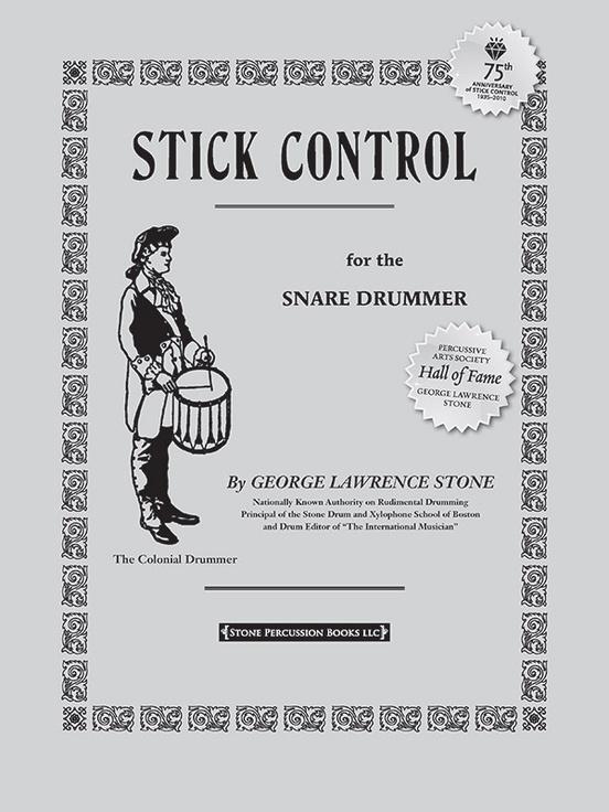 Stick Control for the Snare Drummer, by George Lawrence Stone book Dave's Drum Shop 