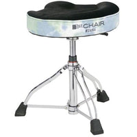 Thumbnail for Tama 1st Chair Glide Rider w/ Tie-Dye Fabric Top Seats, Cool Mint Gray (HT550TDMG) throne tama 