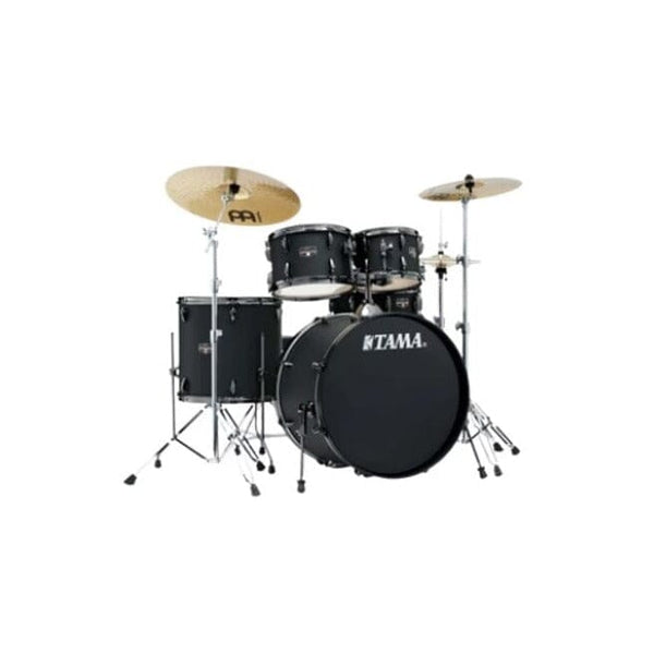 TAMA ImperialStar 5pc Drum Kit, Blacked Out Black Limited Edition (IE52BNBOB) Drum Set Tama 
