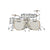 Tama Limited-edition Superstar Classic 8-piece Shell Pack, Vintage White Sparkle (CK82SVWS) drum kit Tama 