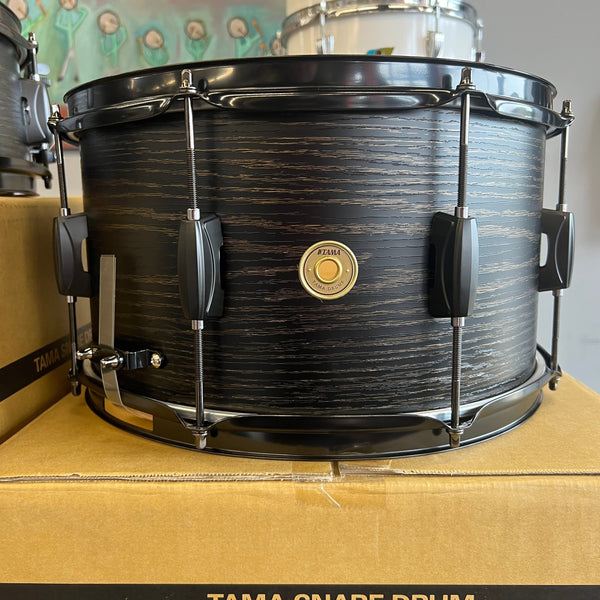 Tama Woodworks 8" x 14" Snare Drum-Black Oak (WP148BKBOW) drum kit Tama 