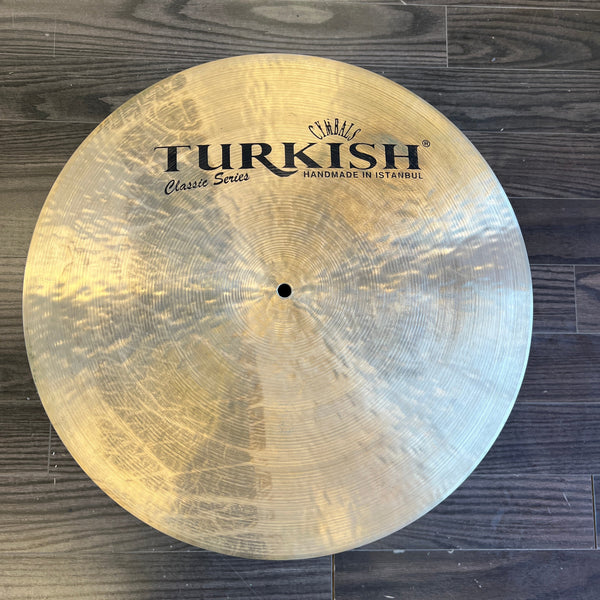 Turkish 19" Classic Series Flat Ride drum kit Turkish 