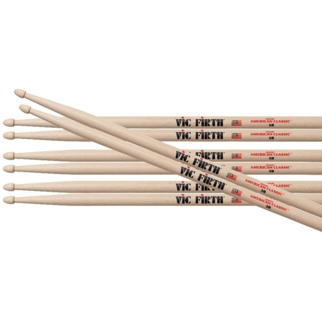 Vic Firth 5B Deal - Buy 3 pairs get 1 pair Free! (P5B.3-5B.1) DRUM STICK Vic Firth 