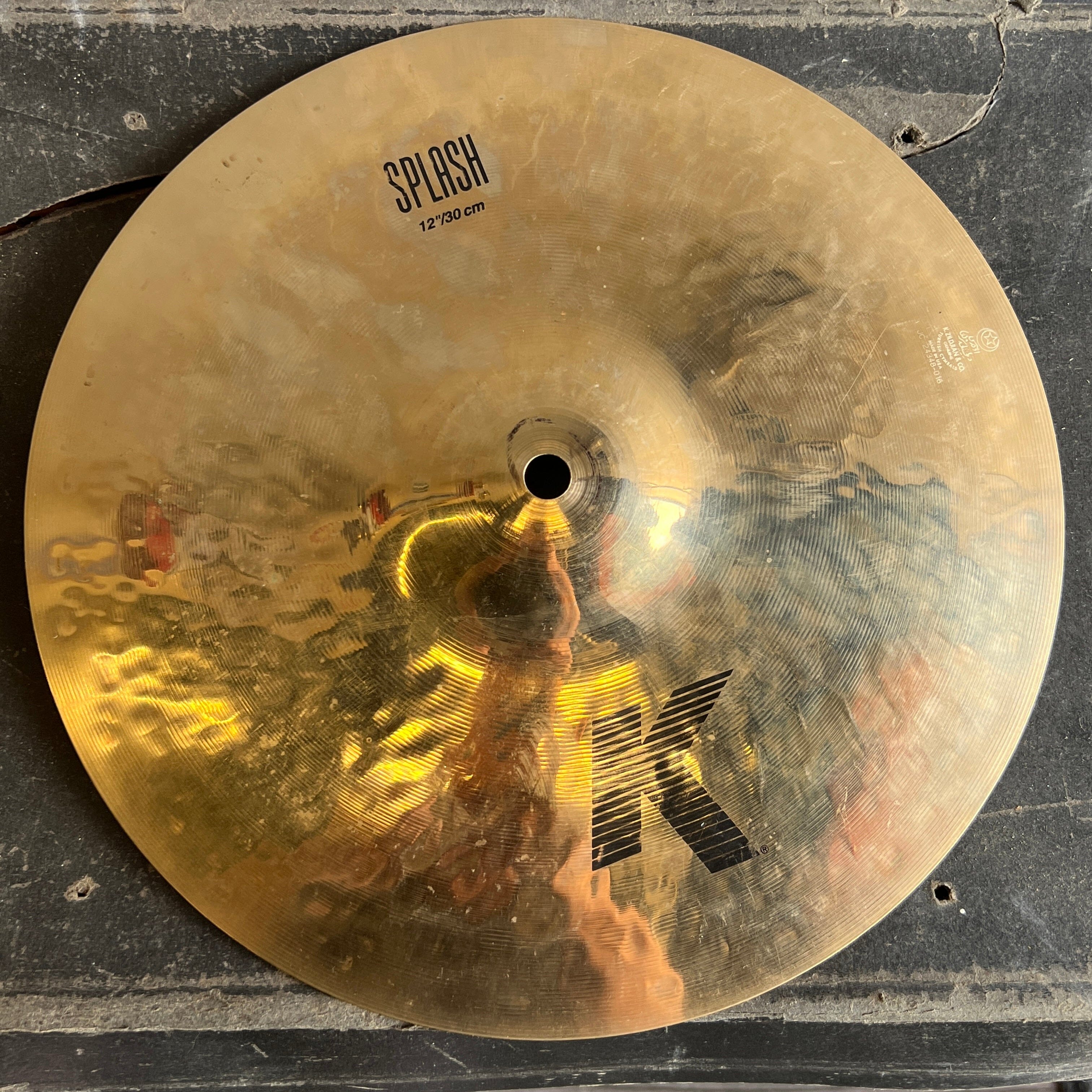 Zildjian 12" K Splash Brilliant drum kit Zildjian 