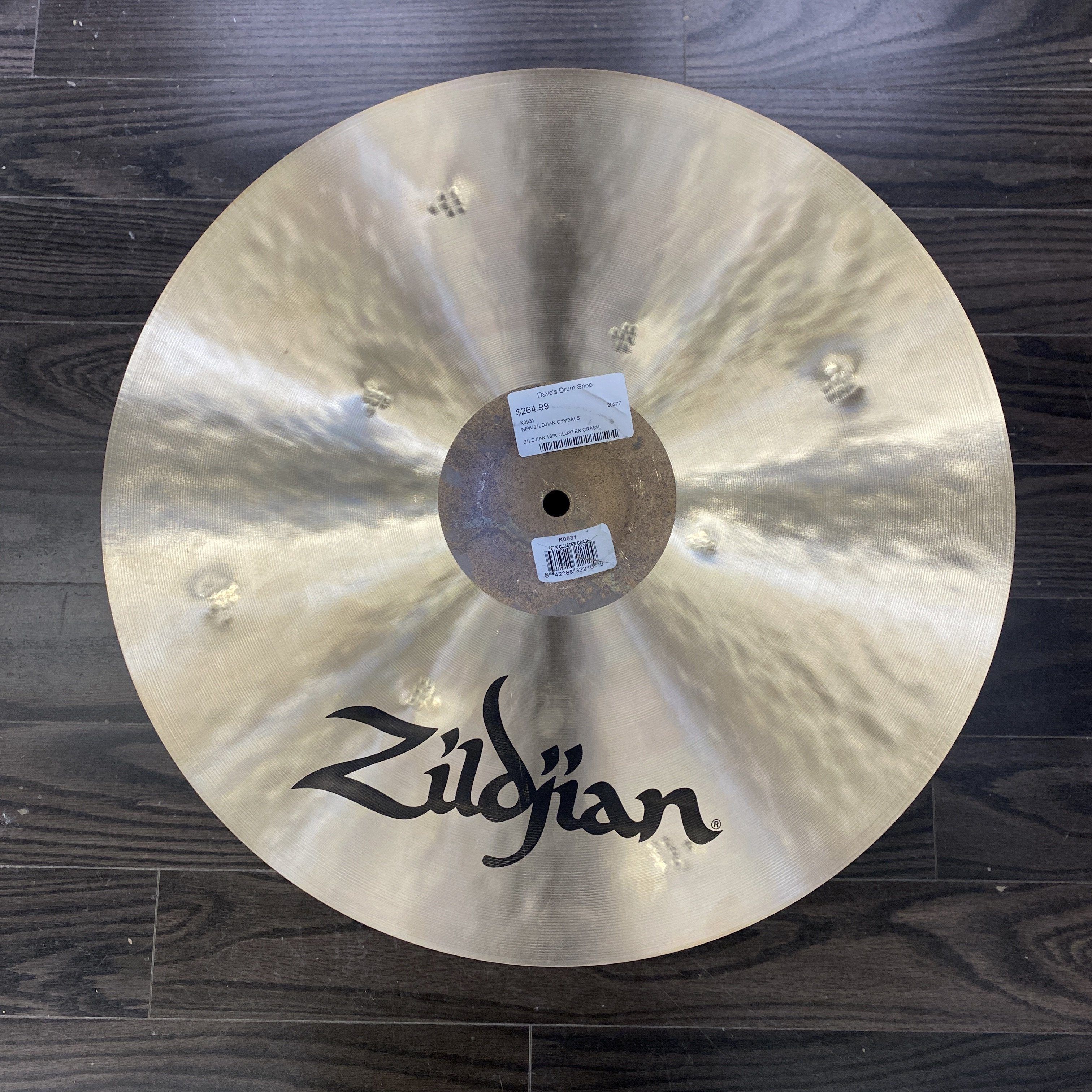 Zildjian 16" K Cluster Crash - New drum kit Zildjian 